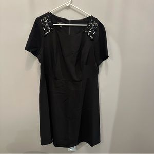 ALYX Short Sleeve Dress with Rhinestone Detail. Women’s 16W.